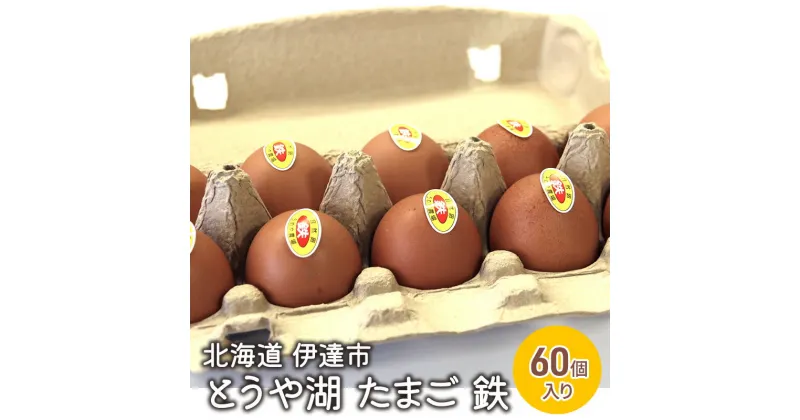 【ふるさと納税】北海道 伊達市 とうや 卵 鉄 60個 入り たまご　 鶏卵 食材 グルメ 食卓 エッグ 卵料理 卵かけごはん TKG 万能食材 ご飯のお供 朝食 朝ごはん 夜ごはん 夕飯