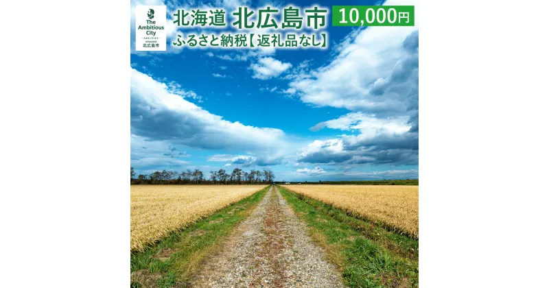 【ふるさと納税】北広島市への寄附（返礼品はありません）10,000円 返礼品なし 北海道 北広島市