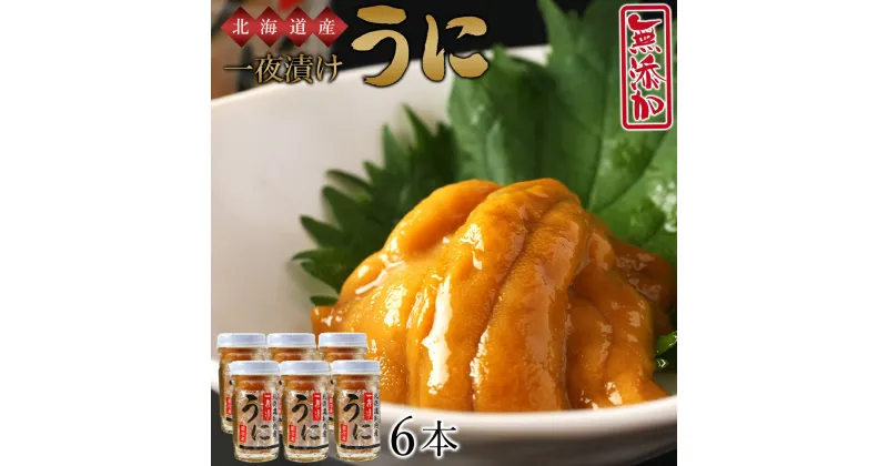 【ふるさと納税】うま味凝縮！一夜漬けうに60g×3本入 2セット＜上磯郡漁業協同組合＞知内町 ふるさと納税 北海道ふるさと納税 ウニ 北海道産ウニ うに 雲丹