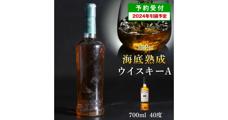 【ふるさと納税】【2024年引き揚げ】知内海底熟成ウイスキー A知内町 ふるさと納税 北海道ふるさと納税 北海道 ウイスキー 海底ウイスキー 海底熟成 洋酒 海底酒