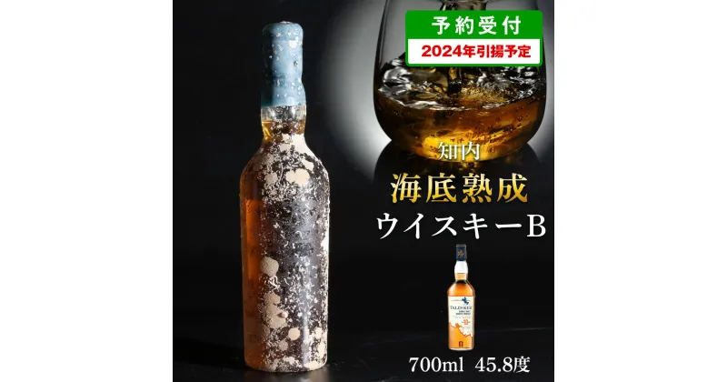 【ふるさと納税】【2024年引き揚げ】知内海底熟成ウイスキー B知内町 ふるさと納税 北海道ふるさと納税 北海道 ウイスキー 海底ウイスキー 海底熟成 洋酒 海底酒