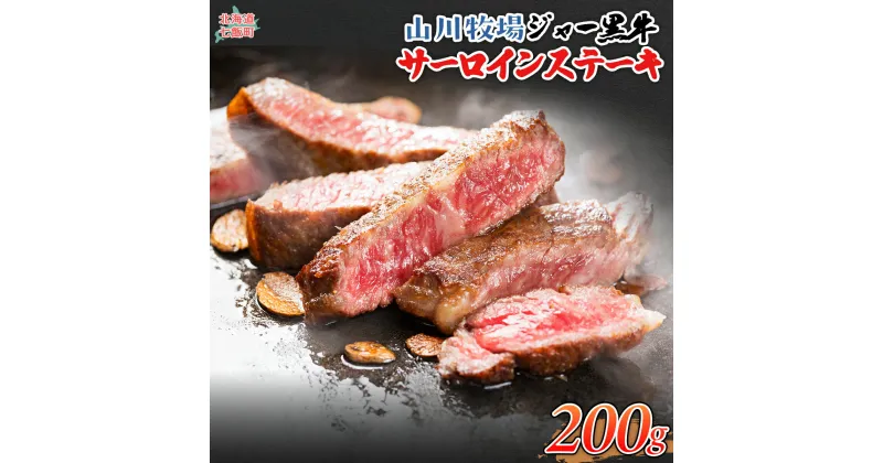 【ふるさと納税】山川牧場ジャー黒サーロインステーキ200g 【 ふるさと納税 人気 おすすめ ランキング 北海道ブランド牛 牛 牛肉 和牛 ジャー黒 サーロイン ステーキ サーロインステーキ ステーキ肉 牛ステーキ 北海道 七飯町 送料無料 】 NAN009