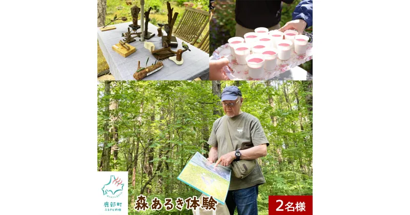 【ふるさと納税】旅行 観光 体験 チケット 2名様分 森あるき体験 駒ケ岳山麓リゾート 道の駅しかべ間歇泉公園 入園券付き 駒ヶ岳 山歩き カフェ 北海道 鹿部 送料無料