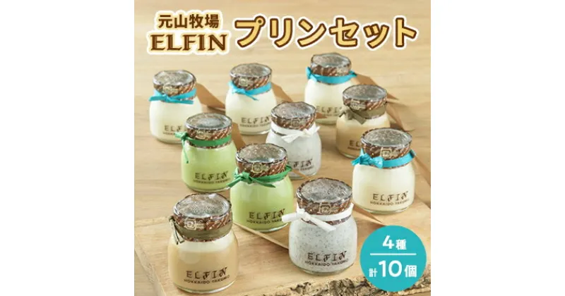 【ふるさと納税】元山牧場直営店『ELFIN』プリンセット(4種　計10個)【配送不可地域：離島】【1284988】