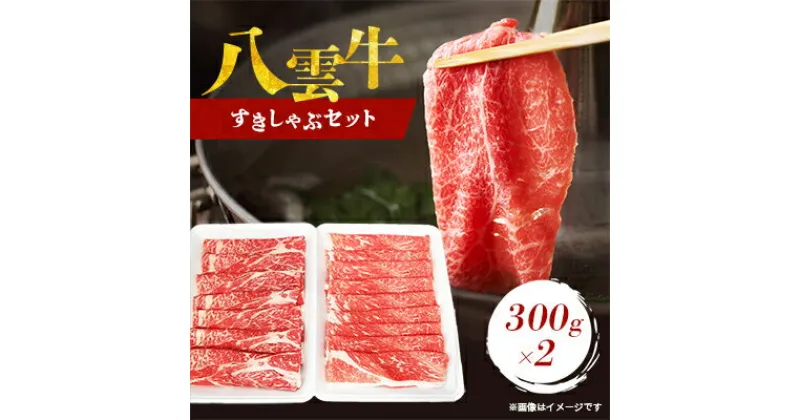 【ふるさと納税】八雲牛すきしゃぶセット300g×2_ 肉 すき焼 すき焼き すきやき しゃぶしゃぶ シャブシャブ 肩 肩肉 八雲牛 北海道 八雲町 産直 産地直送 希少 グルメ 冷凍 国産 人気 スライス ブランド牛 鍋 豪華 贅沢 【配送不可地域：離島】【1244162】