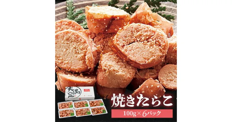 【ふるさと納税】 焼きたらこ 100g × 6パック 合計約 600g _ たらこ タラコ 焼きタラコ 小分け 食べきり 北海道 八雲町 人気 美味しい ふるさと ギフト 贈答用 おかず ごはんのお供 【配送不可地域：離島】【1104089】