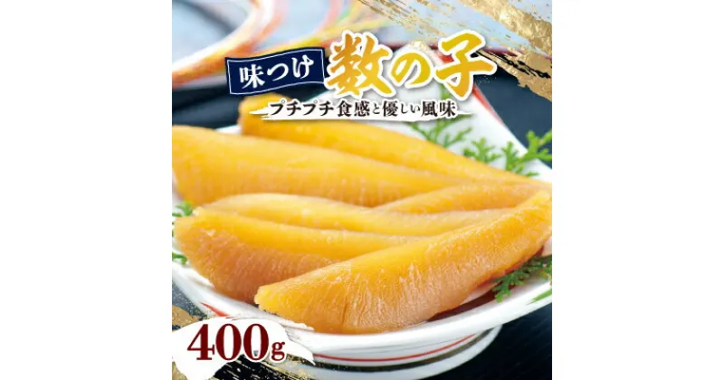 【ふるさと納税】味つけ数の子400g【配送不可地域：離島】【1540592】