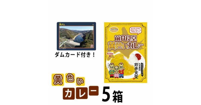 【ふるさと納税】前井食堂　黄色いカレー5箱（ダムカードのおまけ付き） ふるさと納税 人気 おすすめ ランキング カレーライス カレー レトルト 簡単 調理 北海道 厚沢部 送料無料 ASN001