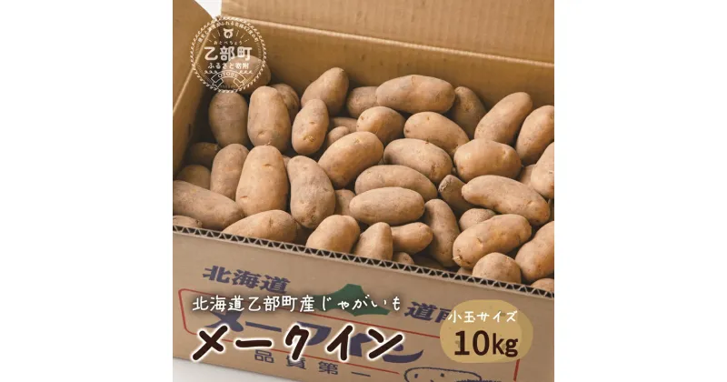 【ふるさと納税】【10月下旬頃発送予定】＜乙部町産メークイン　小玉10kg＞北海道　道産　乙部町 ホクホク　しっとり　食べやすい　小玉サイズ　新じゃが　芋　10kg　小玉　甘い　いももち　塩ゆで　塩辛　と　相性抜群　カレー　まとめ買い　煮崩れしずらい