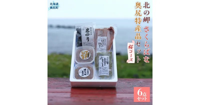 【ふるさと納税】「北の岬 さくらばな」奥尻特産品セット〈桜コース〉 特産品 奥尻特産品 ほっけ わかめ いか めかぶ 塩辛 三升漬 セット OKUQ001