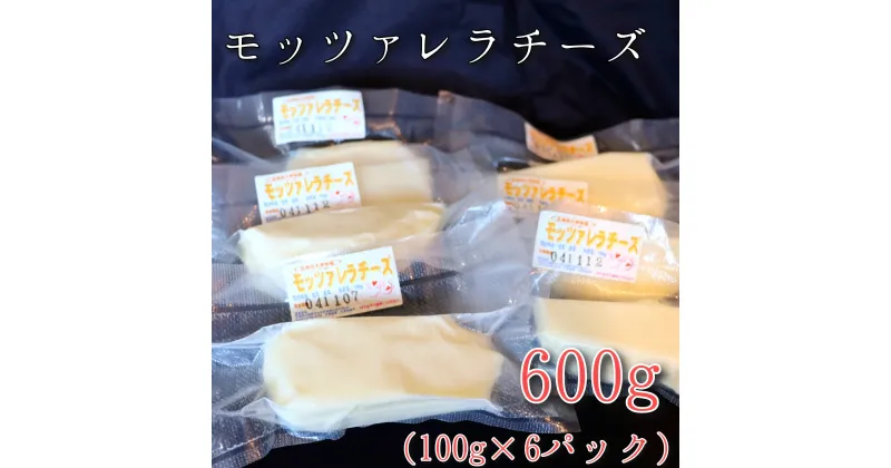 【ふるさと納税】モッツァレラチーズ6個(600g)セット　大津牧場の搾りたてミルクで作ったチーズ