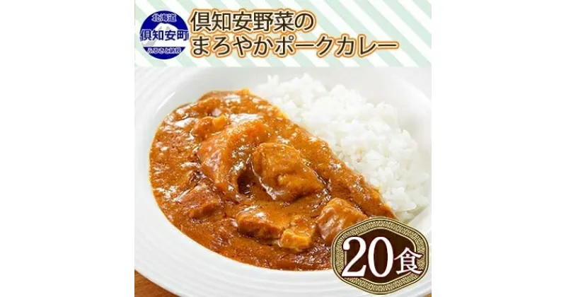 【ふるさと納税】北海道 倶知安 ポークカレー 200g 20個 中辛 レトルト食品 加工品 時短 豚肉 野菜 じゃがいも お取り寄せ グルメ 詰め合わせ 【お肉・豚肉・加工食品】　倶知安町