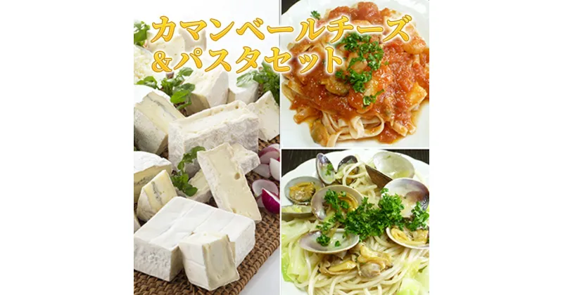 【ふるさと納税】【クレイル特製】カマンベールとぴかいちファームのパスタセット　乳製品・麺類・パスタ