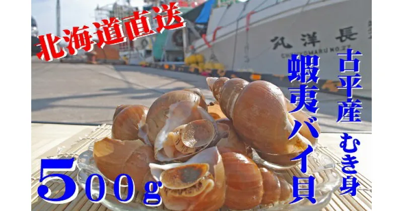 【ふるさと納税】北海道古平産漁師直送！ 蝦夷バイ貝(むき身) 500g 【 バイ貝 北海道産 国産 海鮮 魚介類 魚貝類 貝 海の幸 人気 】