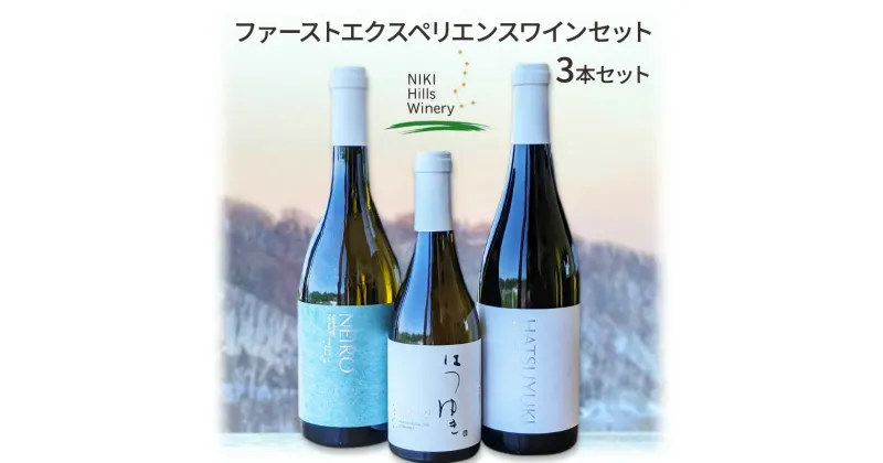 【ふるさと納税】NIKI Hills Winery ファーストエクスペリエンスワインセット【 3本セット 】　白ワイン・お酒・ワインセット