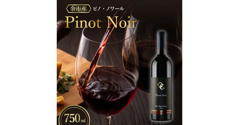 【ふるさと納税】余市町産ぶどうを使用した 赤ワイン ピノ・ノワール 750ml OcciGabi Winery 北海道 余市 ぶどう お酒 ワイン 葡萄酒 果実酒 複雑な味 深い味わい お魚料理 お肉料理 和食 お取り寄せ 送料無料