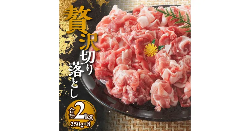 【ふるさと納税】北島麦豚の贅沢切り落とし 2kg 250g × 8パック ブランドポーク 北海道 余市町 北島麦豚 切り落とし スライス ポーク 豚肉 肉類 グルメ おかず 食品 冷凍 北島農場 お取り寄せ 送料無料