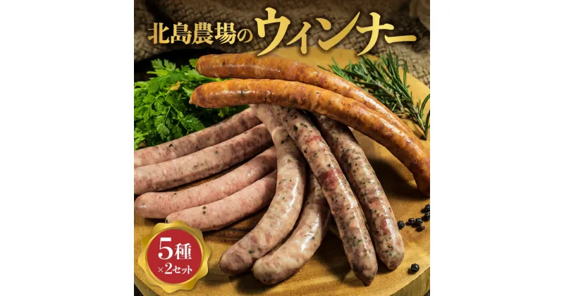 【ふるさと納税】北島農場のウィンナー5種×2個 セット ソーセージ 肉 フランクフルト グリル 焼き ホットドッグケチャップ マスタード バンズ 子供 ポテトサラダ ピクニック アウトドア 美味しい 手軽 食べ応え ソフト ジューシー 香り ビール 北海道 余市町 送料無料