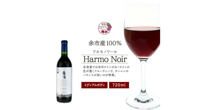 【ふるさと納税】余市ワイン アルモノワール 赤 720ml 北海道 余市町 送料無料