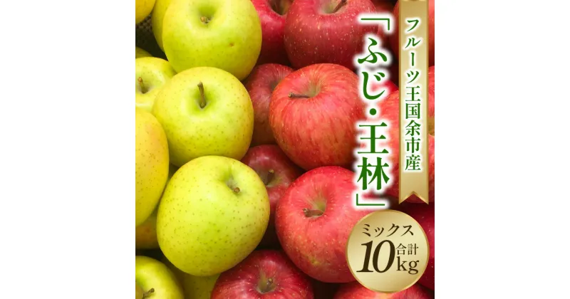 【ふるさと納税】【2024年11月25日以降発送】フルーツ王国余市産「ふじ・王林」ミックス10kg【ニトリ観光果樹園】 果物 果実 りんご アップル 林檎 フルーツ 食べ比べ 味比べ ギフト ジュース デザート アップルパイ 詰め合わせ お取り寄せ 先行予約 北海道 余市町 送料無料