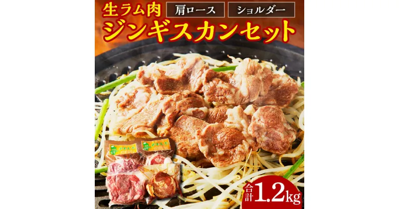 【ふるさと納税】道民のソウルフード！なまら美味しい！ ジンギスカン セット 1.2kg 【生ラム肩ロース300g、生ラムショルダー300g、ラムショルダーロール600g (味付けなし300g、味付けあり300g)】 ダイエットにもおすすめ 北海道 余市町 送料無料