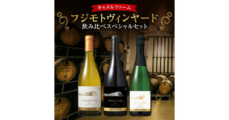 【ふるさと納税】 【 キャメルファーム 】 フジモトヴィンヤード 飲み比べ スペシャルセット ワイン 贈り物 ギフト プレゼント お取り寄せ 北海道 余市町 送料無料