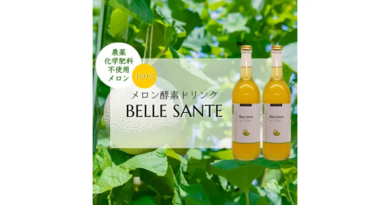 【ふるさと納税】【2本】メロン酵素ドリンク -BELLE SANTE-