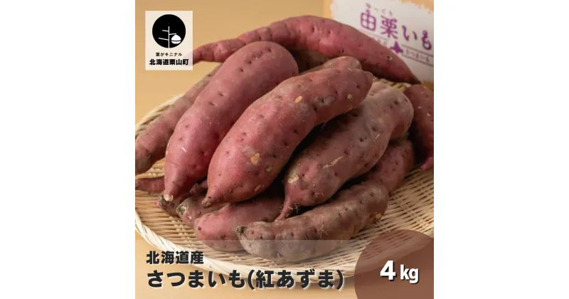 【ふるさと納税】北海道産さつまいも「由栗いも」4kg