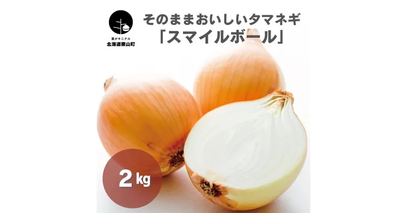 【ふるさと納税】生でそのままおいしいタマネギ「スマイルボール」2kg