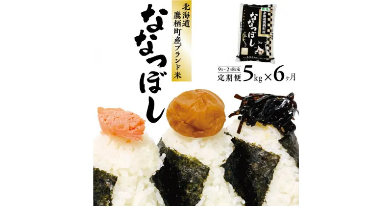 【ふるさと納税】6ヶ月定期便 【 令和6年産 】 ななつぼし （ 白米 ）5kg 特Aランク 北海道 鷹栖町 米 コメ こめ ご飯 白米 お米 ななつぼし コメ 白米