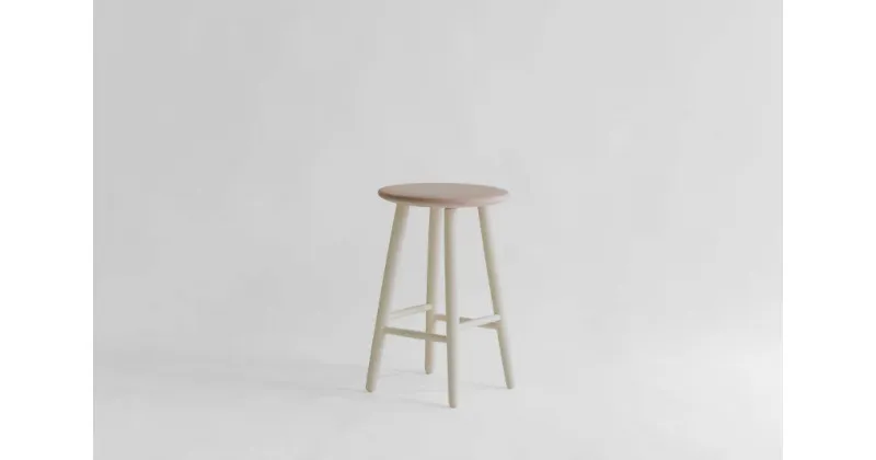 【ふるさと納税】旭川家具 PAS Stool_coloring_MA_WH パススツール