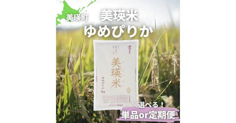 【ふるさと納税】令和6年産　美瑛米ゆめぴりか(単品or定期便)　北海道　北海道美瑛　北海道美瑛町　美瑛町　美瑛　ゆめぴりか　北海道産　美瑛産　美瑛選果