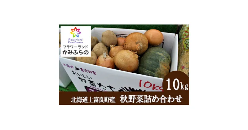 【ふるさと納税】かみふらの産秋野菜（じゃがいも・玉葱・かぼちゃ）詰合せ約10kg　野菜・玉ねぎ・たまねぎ・じゃがいも・玉葱・かぼちゃ・野菜詰合せ　お届け：2024年10月中旬～11月中旬