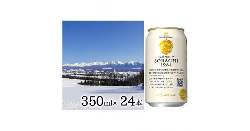 【ふるさと納税】ビール SORACHI1984 350ml × 24缶 上富良野町発祥！ 伝説のホップ ソラチエース ソラチ sorachi ソラチ1984 サッポロビール サッポロ 地ビール お酒 酒 アルコール 吉澤商店 北海道 上富良野町