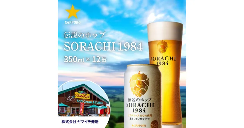 【ふるさと納税】SORACHI 1984 1箱（350ml×12缶）株式会社 ヤマイチ 北海道 上富良野町 ソラチ1984 お酒 酒 飲み物 ビール 地ビール サッポロビール サッポロ ギフト　上富良野町