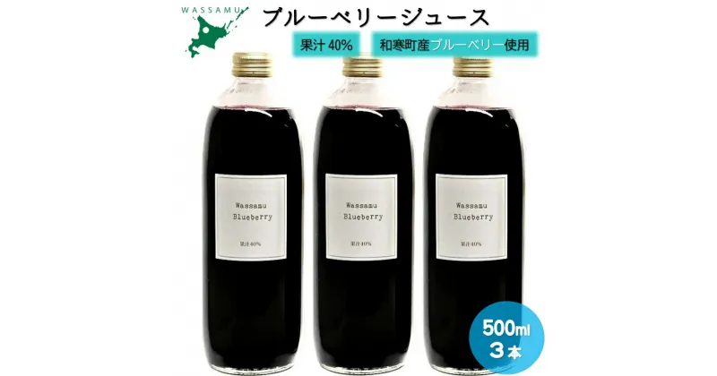 【ふるさと納税】和寒40%果汁ブルーベリー飲料　北海道　ふるさと納税　ブルーベリー　ジュース