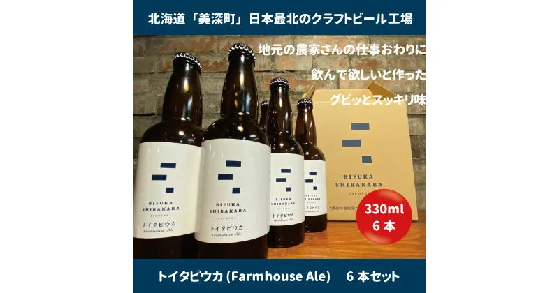 【ふるさと納税】美深のクラフトビール　定番その3の6本セット【北海道美深町】　 お酒 地ビール アルコール アルコール飲料 家飲み 宅飲み 飲み会 晩酌 北海道ビール 飲み物 ご当地ビール 　お届け：2023年9月末から順次出荷