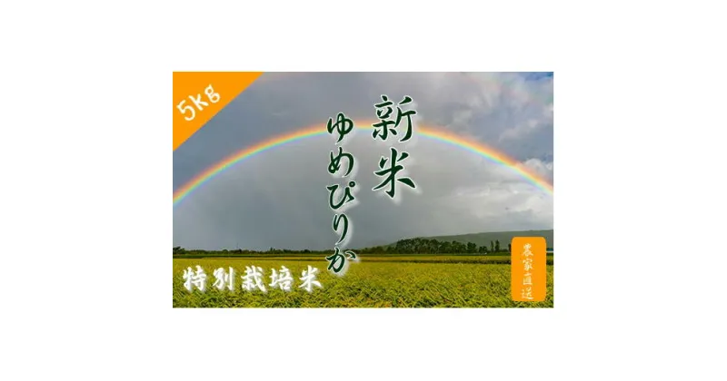 【ふるさと納税】6-012-060　新米・増毛町産特別栽培米 ゆめぴりか 5kg【前野ファーム】　お米　お届け：10月より発送開始毎月25日前後のお届けとなります