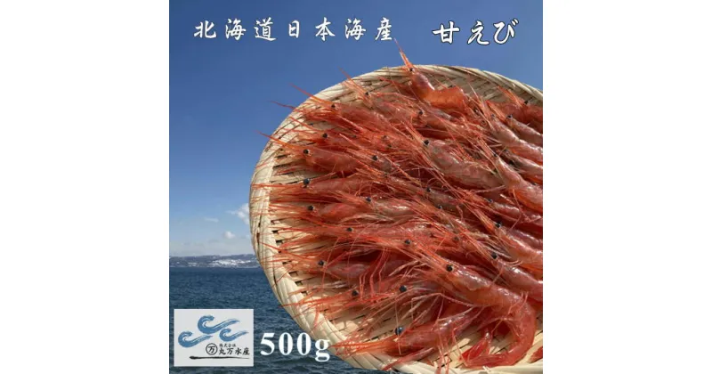 【ふるさと納税】6-008-006　冷凍甘えび 500g（約40尾）　甘海老・あまエビ　お届け：入金確認後、1週間～1ヶ月以内