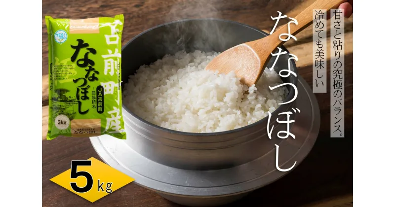 【ふるさと納税】【令和6年産・新米】北海道とままえ産ななつぼし　5kg