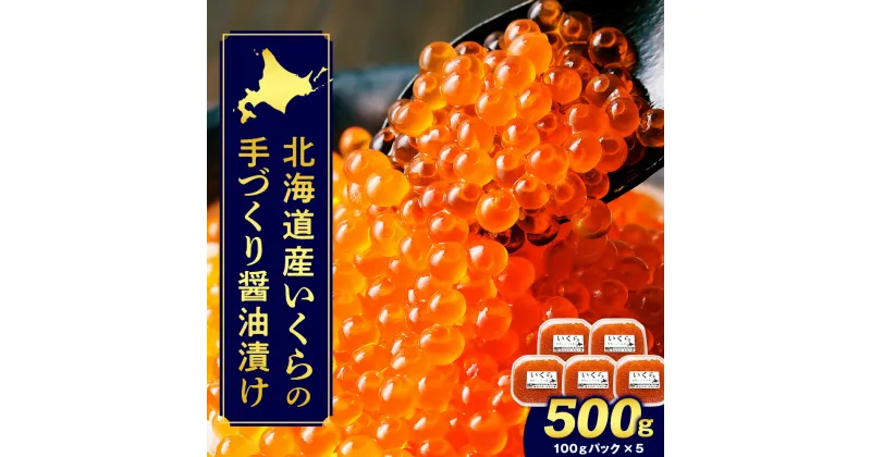 【ふるさと納税】イクラ いくら 鮭 小分け 北海道産 国産 いくらの醤油漬け 500g 天塩の國ブランド ふるさと納税 北海道 夏ギフト おせち