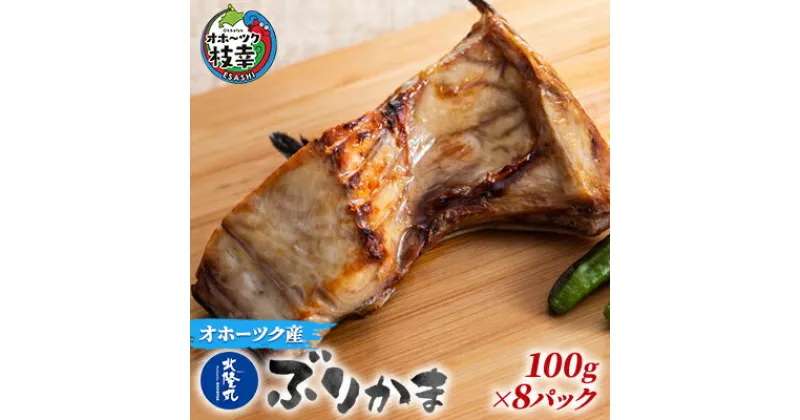 【ふるさと納税】北隆丸 ぶりかま 100g×8P 北海道 魚介 焼き魚 冷凍　魚貝類・干物