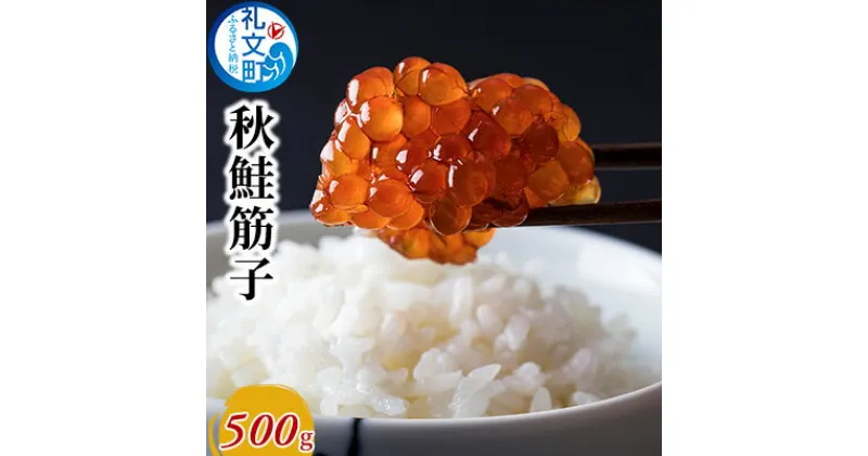 【ふるさと納税】秋鮭 筋子 500g　魚介類 魚貝類 加工食品 秋鮭筋子 500g