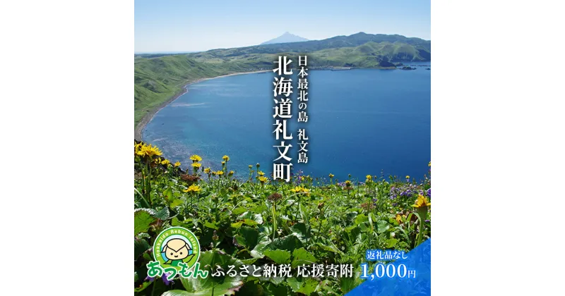 【ふるさと納税】北海道礼文町 寄附のみの応援受付 1,000円コース（返礼品なし 寄附のみ 1000円）　礼文町