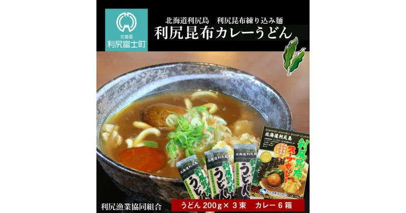 【ふるさと納税】 風味豊か！利尻昆布カレーうどんセット《利尻漁業協同組合》北海道ふるさと納税 利尻富士町 ふるさと納税 北海道