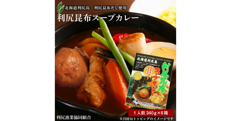 【ふるさと納税】 利尻昆布スープカレー6個セット《利尻漁業協同組合》北海道ふるさと納税 利尻富士町 ふるさと納税 北海道