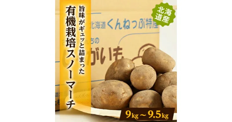 【ふるさと納税】有機栽培スノーマーチ　9kg～9.5kg【配送不可地域：離島・沖縄県】【1056706】