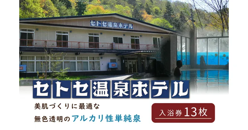 【ふるさと納税】【瀬戸瀬温泉】入浴券13枚