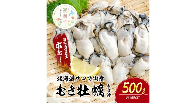 【ふるさと納税】牡蠣【国内消費拡大求む】北海道サロマ湖産 むき牡蠣（むき身）500g　生食 カキ かき むき牡蠣 　お届け：2024年11月～12月上旬まで