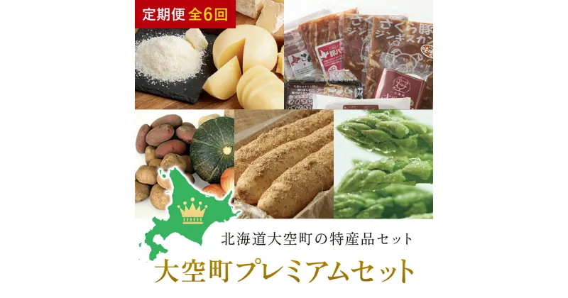 【ふるさと納税】 大空町プレミアムセット全6回 ふるさと納税 チーズ 乳製品 カマンベール チェダー ゴーダ スモーク モッツァレラ セット 詰合せ 定期配送 定期便 北海道 大空町 送料無料 OSA025